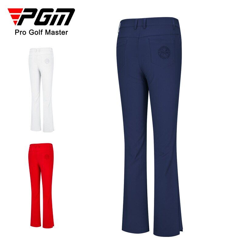PGM Women's Golf Pants Slimming Flare Ninth Sweatpants  Golf Wear for Women Clothing KUZ144