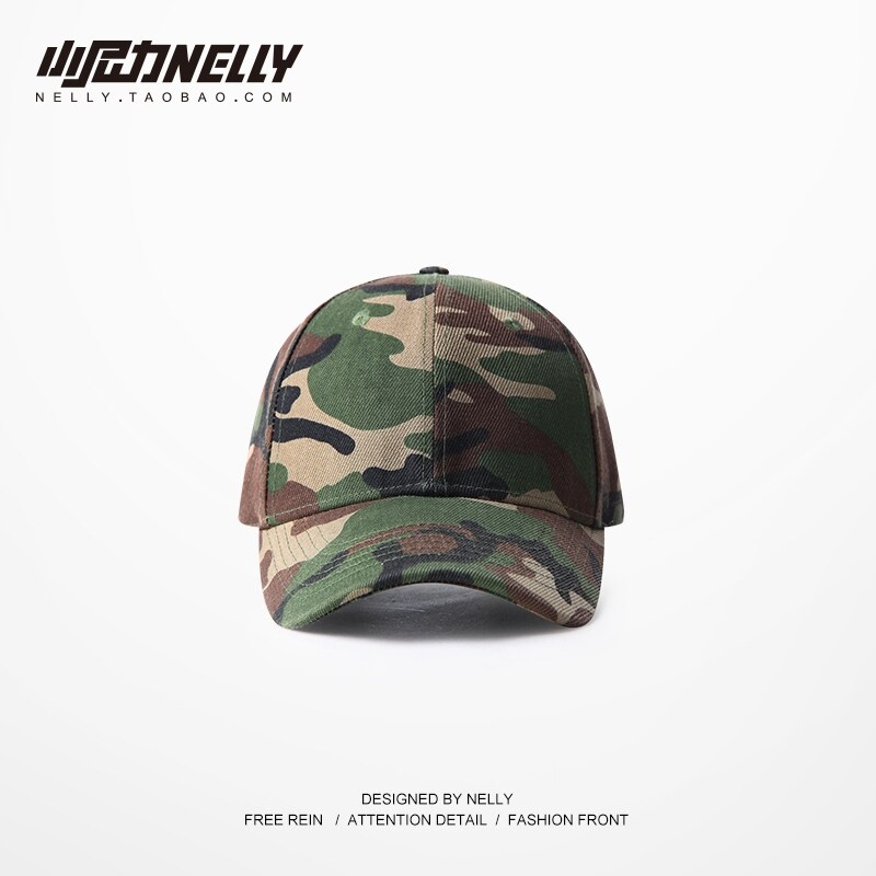 Retro Japanese ins hat men's military sun protection camouflage baseball cap men's and women's hip-hop trendy sun visor spring and autumn high street trend imported new