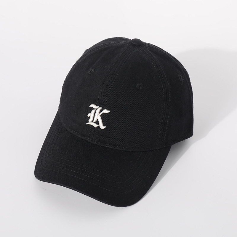 [new tide] New Korean Style Men Baseball Cap Cotton Peaked Cap Autumn Hat Outdoor Sports Sunhat Simple