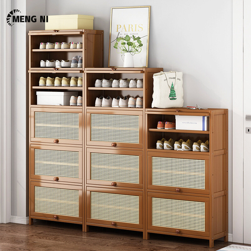 HANGDIANgiá giày Tay nắm cửa bằng tre 3/5/7/9 Ply tủ giày tủ giày, giá để giày, giá để giày, tủ giày Tủ gỗ Giá giày gỗ Giá lưu trữ giày gỗ Tủ giày tre Tủ giày gỗ Công suất lớn tủ giày, tre đặc, gỗ