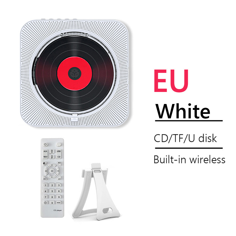 Di động máy nghe nhạc cd màn hình led bluetood-tương thích 5.1 loa stereo âm nhạc máy nghe nhạc fm đài phát thanh 3.5mm âm nhạc máy nghe nhạc điều khiển từ xa không dây hồng ngoại