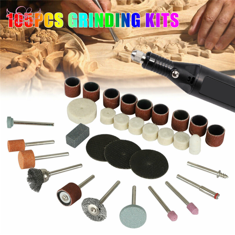 AngelCity 105 Chiếc Máy Mài Máy Khoan Điện Mini Dụng Cụ Công Suất Xoay Đa Năng Hiệu Quả Cao Bộ Mài Đánh Bóng