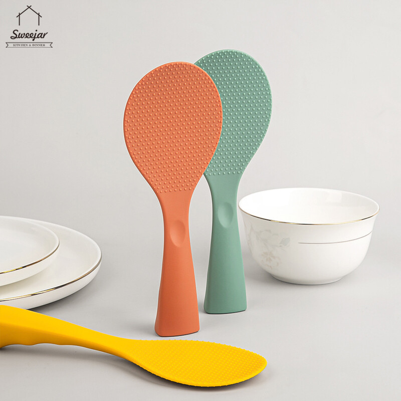 SWEEJAR MUỖNG CƠM Silicone Không Dính Xới Cơm Dụng Cụ Nhà Bếp
