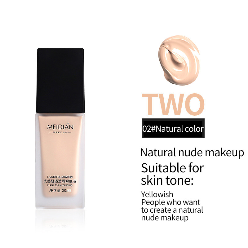 Flowerove [Chính Hãng 100%] MEIDIAN Kem Nền Dạng Lỏng Mềm Mờ Lâu Trôi