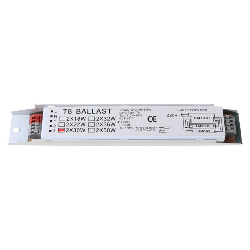 1 lamp t8 ballast