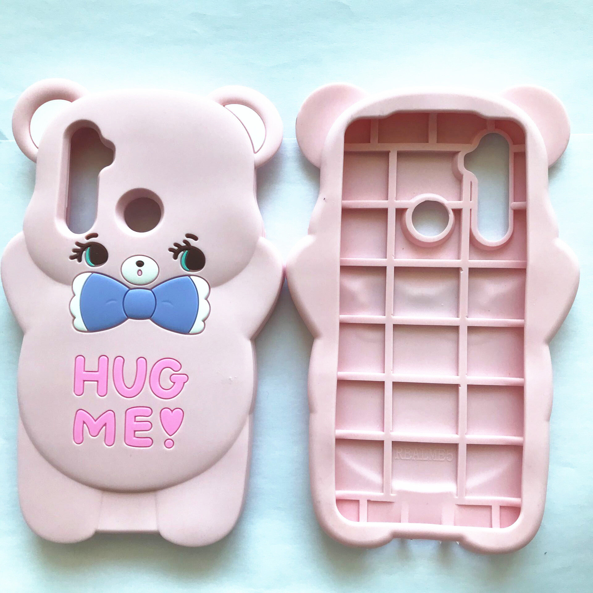 Cho OPPO Ốp Realmi 5 / Realme 5 / Realmi C3 C3i Ốp Lưng Silicon Mềm Hình Gấu Nơ Hoạt Hình Dễ Thương Đáng Yêu, Cho OPPO Realme 5i / Realme 6i / Realme 5S/Realme C3 Trường Hợp Bìa