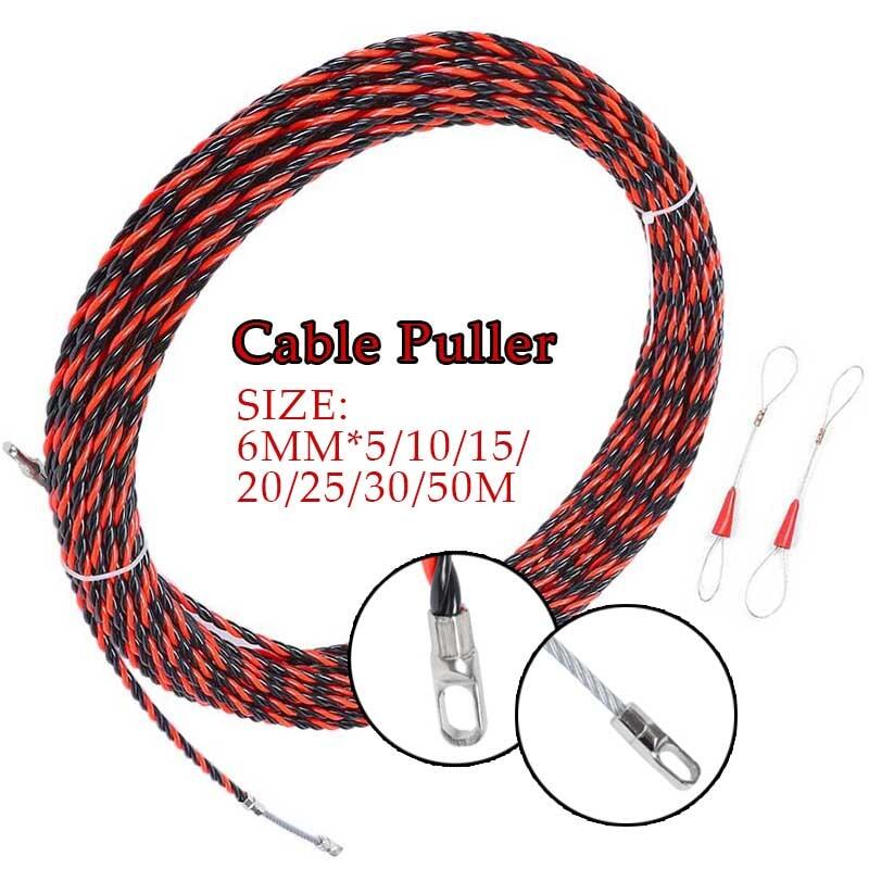 5/10/15/20/25m Cable Puller Electrical Wire Fish Tape For Construction  Installation Cable Guide Device Aid Tool Home Hardware