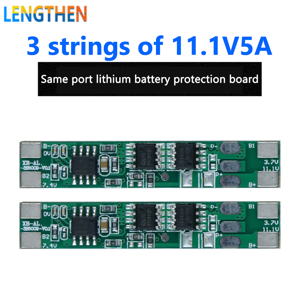Focusai mạch 3s 11.1v 5a bảo vệ pin lithium có cùng cổng