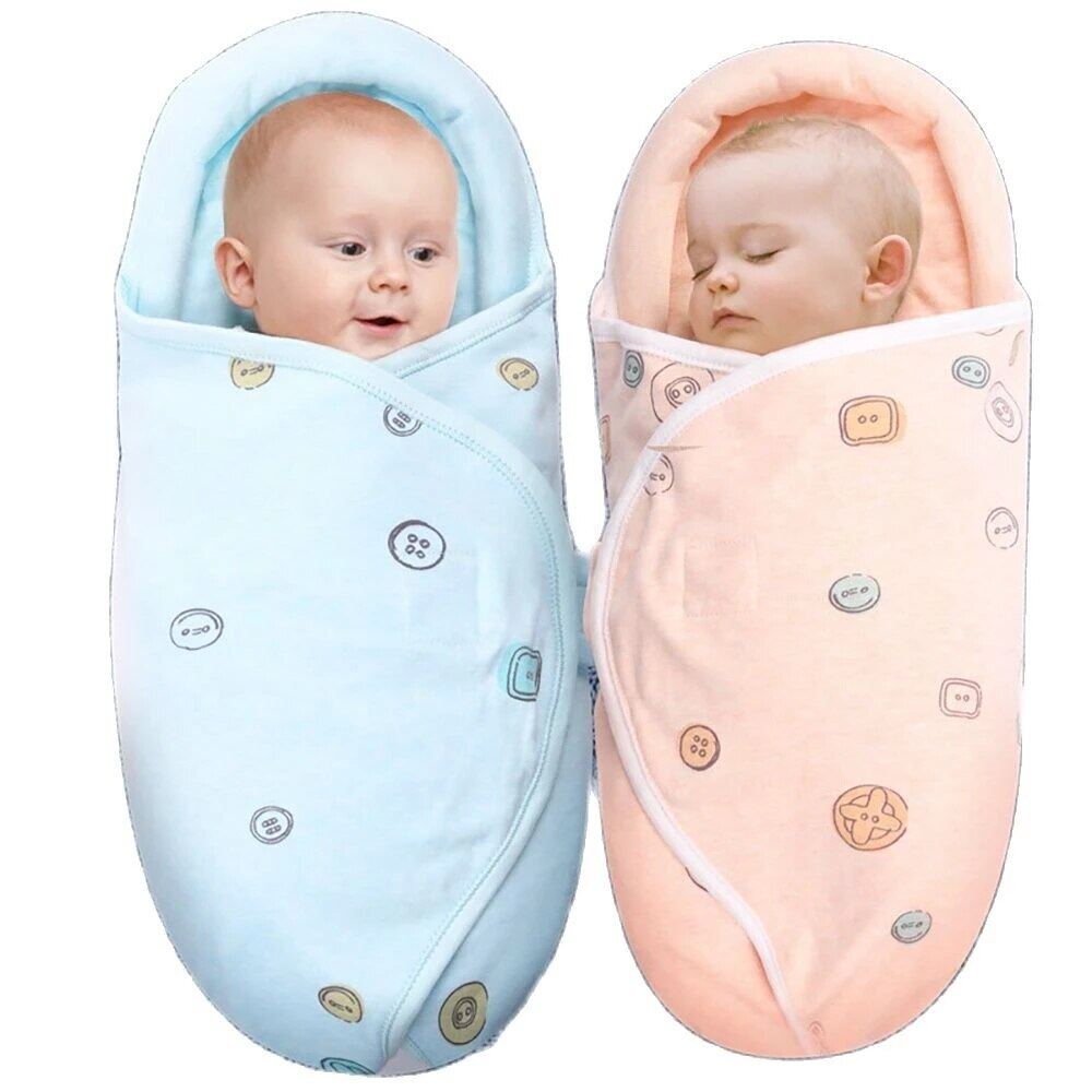 Baby Sleeping Bag For Newborn Cotton Extract Envelope Cocoon Bag Swaddle