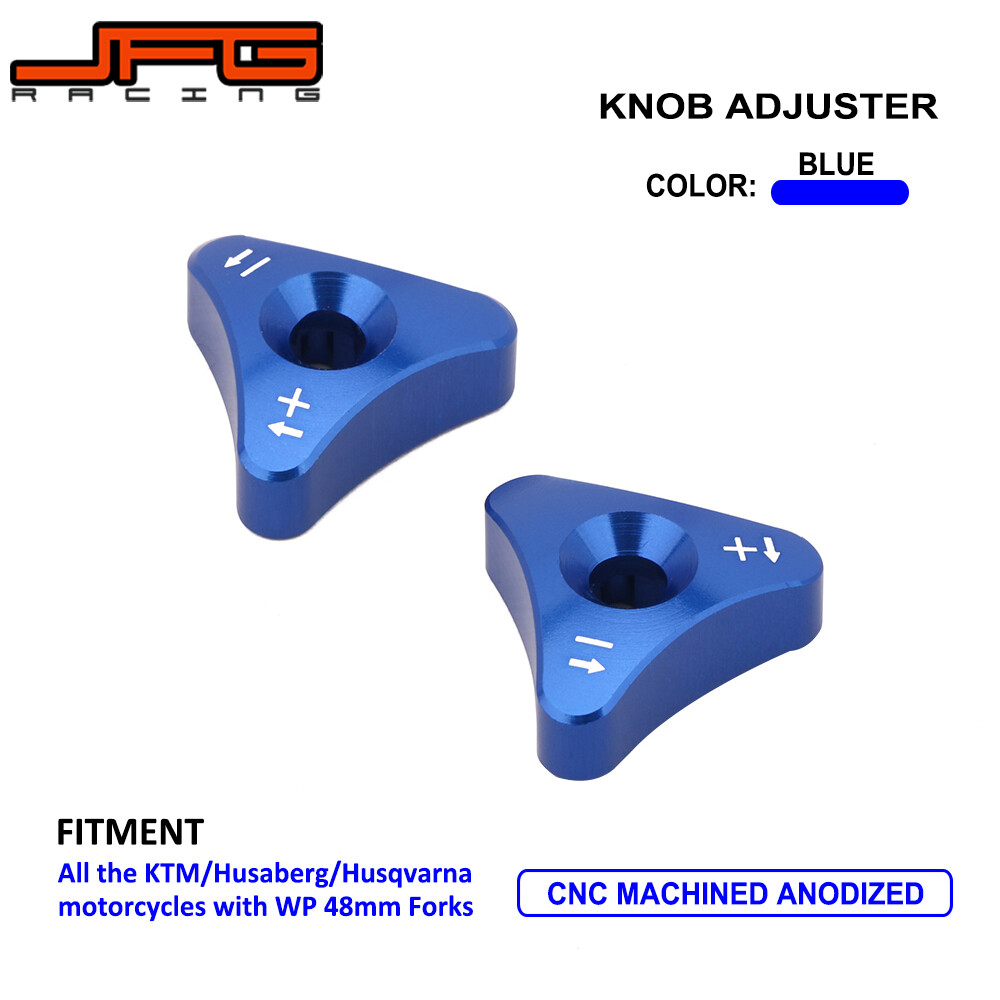 Tay Nắm Phuộc Trước Bằng Nhôm JFG Racing, Bộ Điều Chỉnh Cho KTM Husaberg Husqvarna WP 48Mm Dĩa 125-530 SX SXF EXC XCW 690 Duke SMC Supermoto Enduro Phụ Kiện Xe Mô Tô