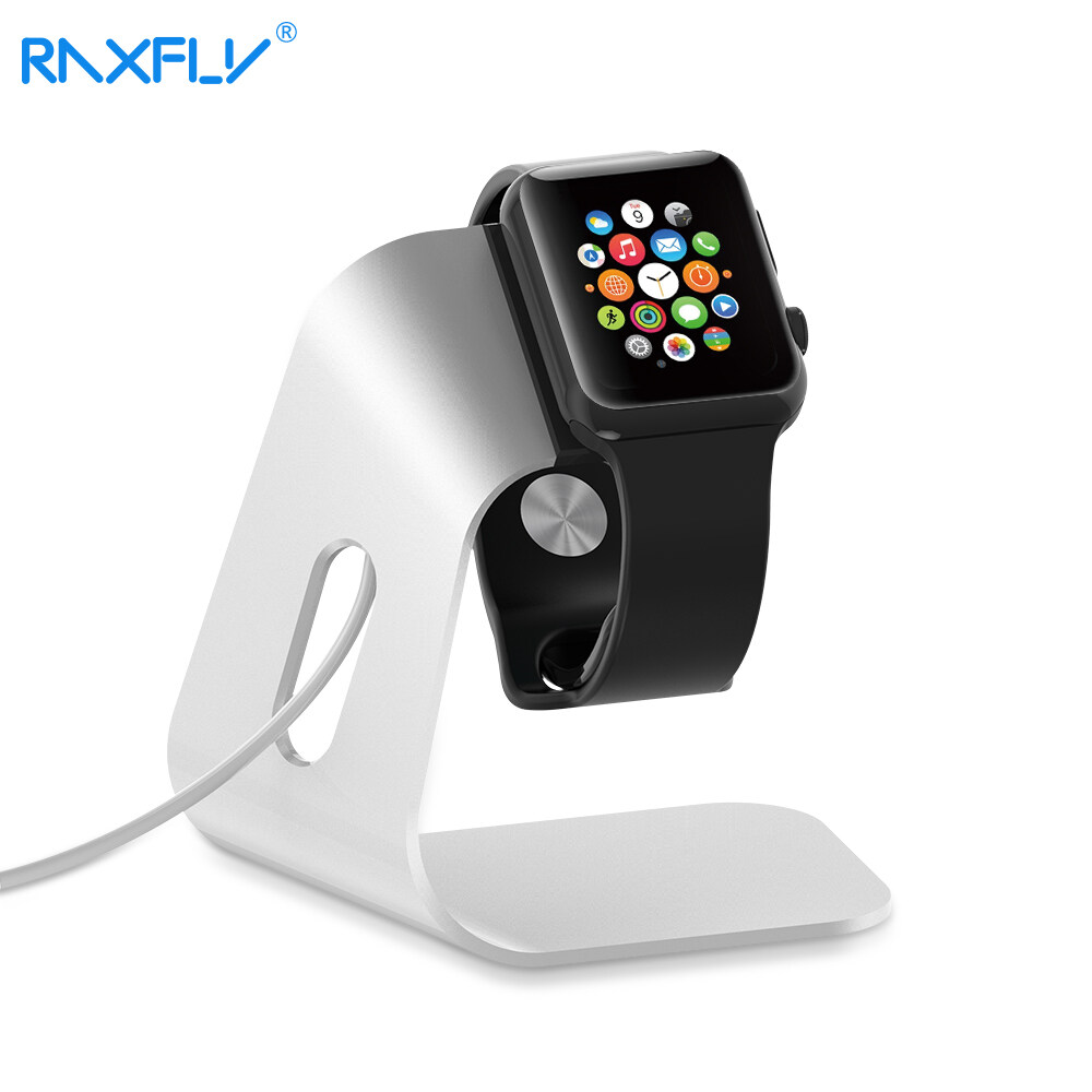 Raxfly Thông Minh Đồng Hồ Đế Sạc Cho Apple Watch Series Đế Sạc Bằng Nhôm Kim Loại Cho Apple I Watch