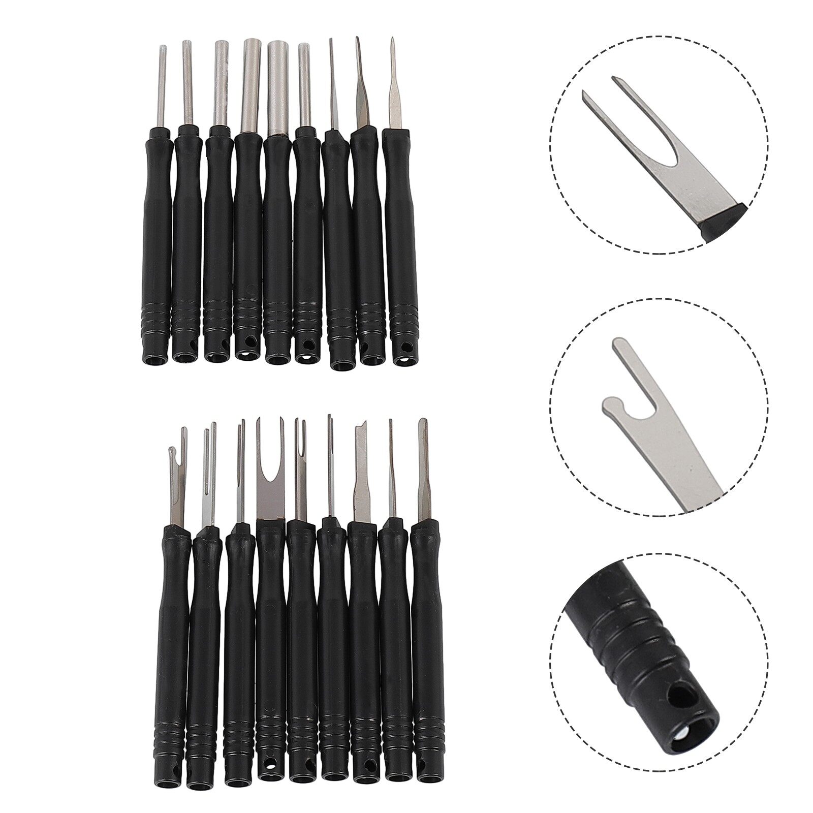 【Data】 Remover Key công cụ dụng cụ loại bỏ 1 bộ cáp Xe cắm dụng cụ tháo Chốt hãm sửa chữa