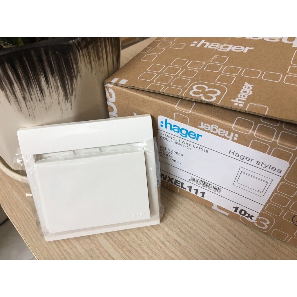 Công tắc đơn 1 chiều wxel111 hager