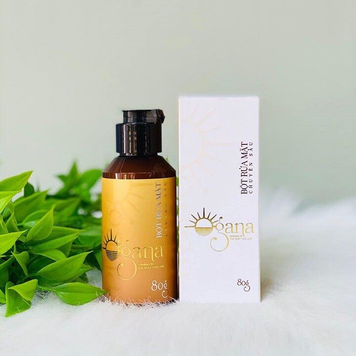 Bột rửa mặt ogana cho da mụn