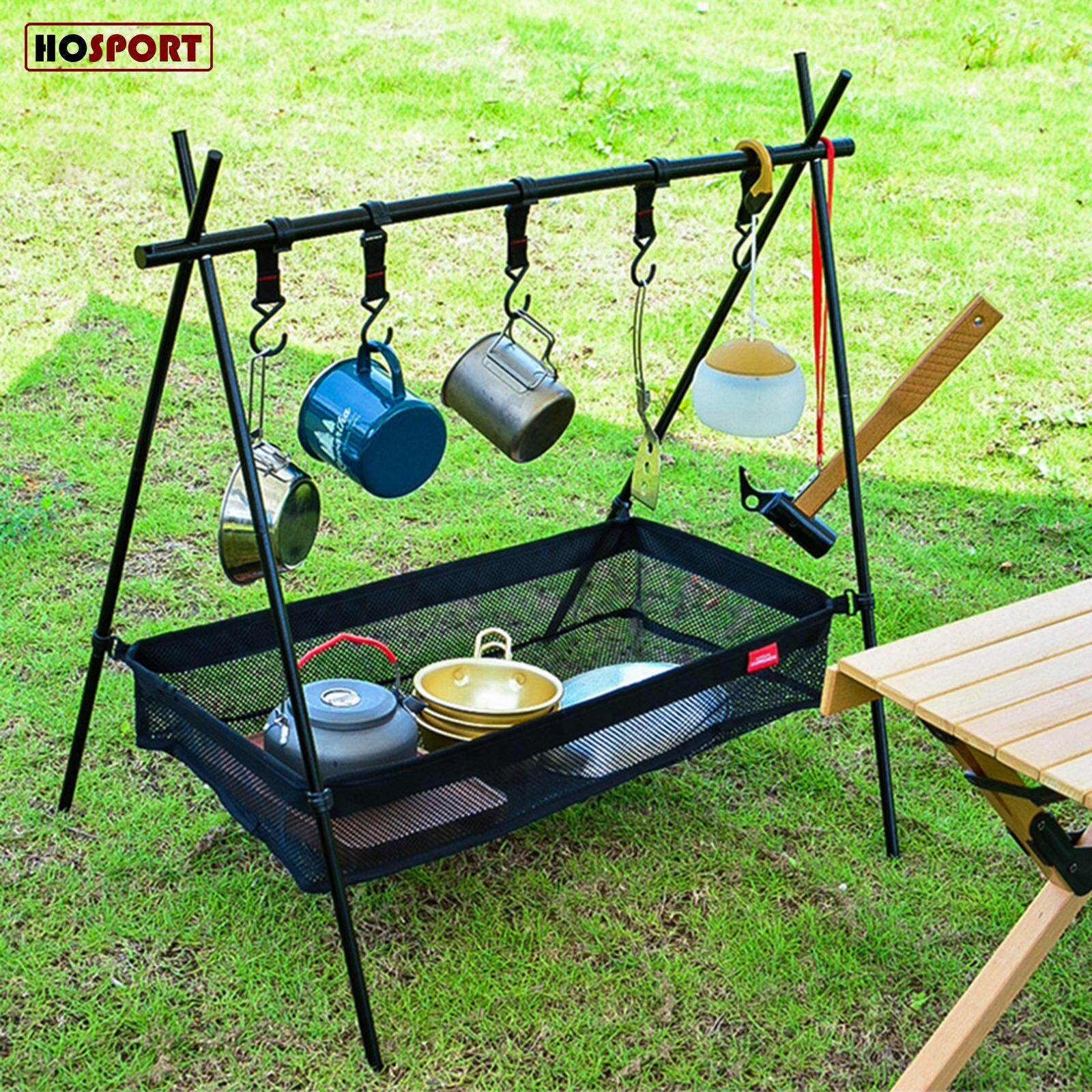 [HOSPORT] SUNDICK Túi Đựng Đồ Để Bàn Cắm Trại Ngoài Trời Túi Lưới Túi Sắp Xếp Bộ Đồ Ăn Túi Treo Ráo Nước Để Nướng Thịt Dã Ngoại