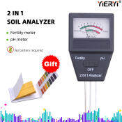 yieryi 2-in-1 Soil PH & Fertility Tester for Gardening