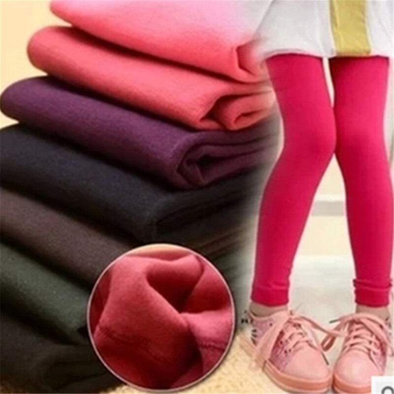 Quần legging lông cừu mềm mại thời trang trẻ em shapeu, quần nữ hàn quốc với quần velet quần áo trẻ em cho trẻ em