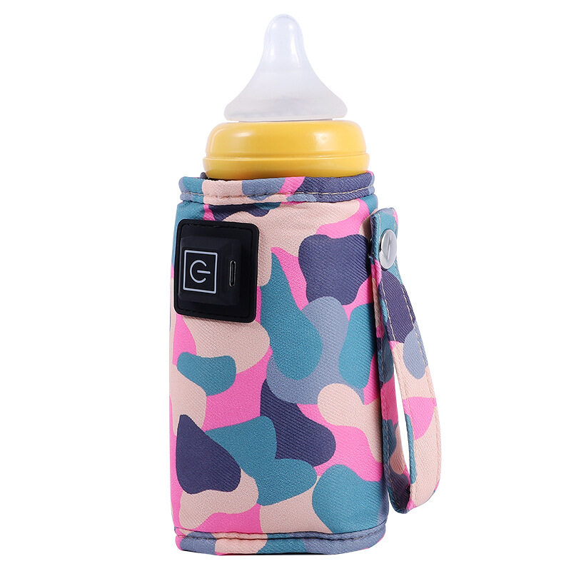 USB Baby Bottle Warmer Three Level Temperature Adjustment Hook and Loop