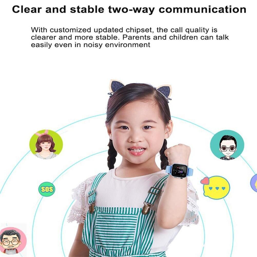 Kids 4G Smart Watch SOS GPS Location Video Call Sim Card For Children
