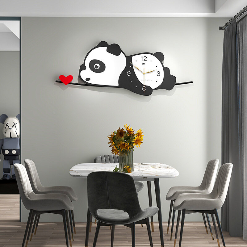 Hangdianđồng hồ phòng khách sáng tạo đồng hồ treo tường đơn giản nội thất hiện đại trang trí đồng hồ nghệ thuật thời trang cá tính quá khổ treo tường