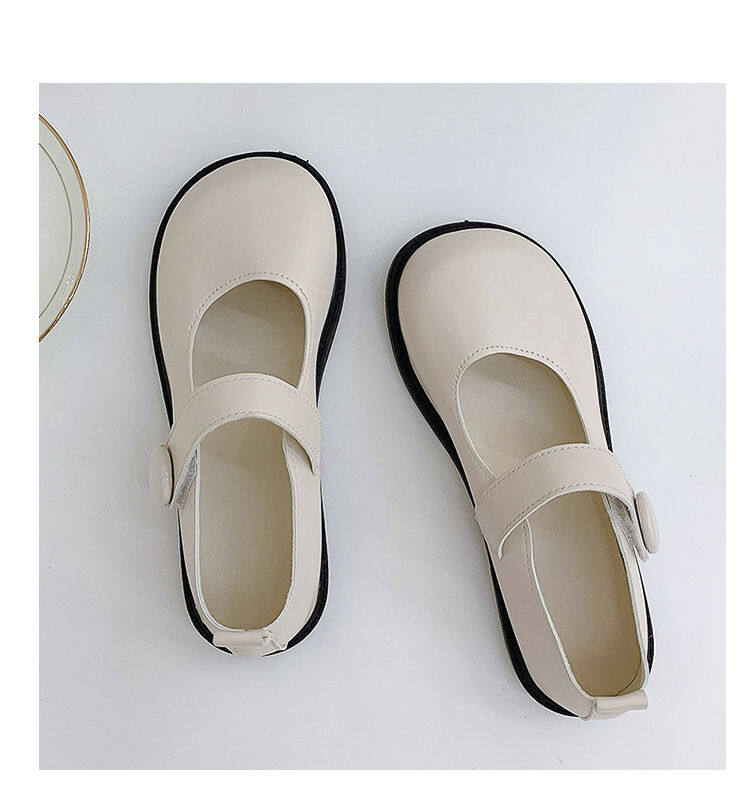 Small leather shoes female students Korean version of the wild retro Japanese round head soft girl cute 2020 spring and autumn new Mary Jane jk