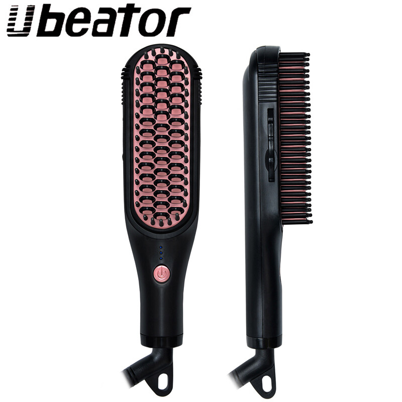 ใหม่ล่าสุด Straightener ผมหวีเครื่องหวีผมไฟฟ้า Foable ผู้หญิงแปรงความงามไม้ม้วนตรง Styler เครื่องมือ ราคา 604 บาท*ส่งฟรี