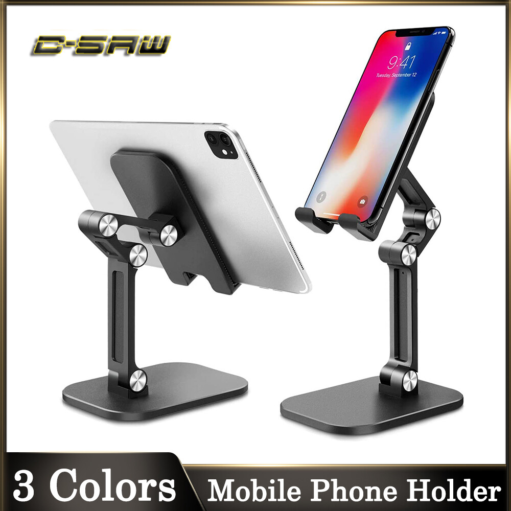 C-SAW Bàn Điện Thoại Di Động Chủ Đứng Cho iPhone iPad Điều Chỉnh Kim Loại Desktop Chủ Phổ Bảng Điện Thoại Di Động Đứng New