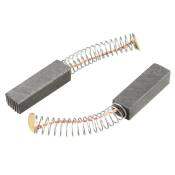 2pcs Carbon Brushes for Electric Motors - 20mm x 6mm