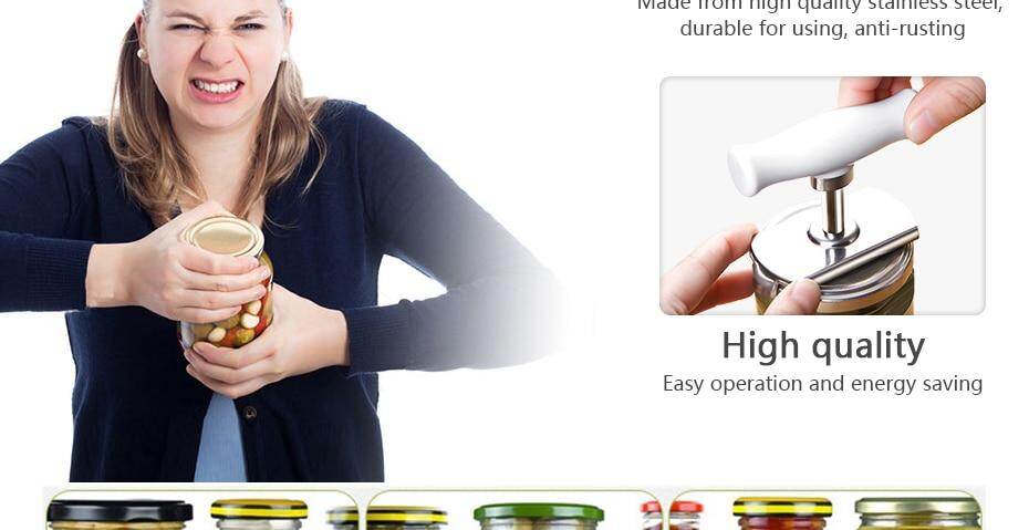 Adjustable Jar And Can Opener Stainless Steel Kitchen Tool_voghion.com