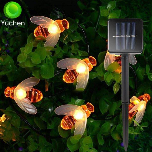 ํ yugen ชุด 2 M ใหม่พลังงานแสงอาทิตย์ Powered น่ารักน้ำผึ้งสาย LED ไฟประดับสวยงาม 20 LEDs Bee รั้วสวนกลางแจ้ง Patio ไฟคริสต์มาสปริ๊นเซ ํ yugen ชุด 2 M ใหม่พลังงานแสงอาทิตย์ Powered น่ารักน้ำผึ้งสาย LED ไฟประดับสวยงาม 20 LEDs Bee รั้วสวนกลางแจ้ง Patio ไฟคริสต์มาสปริ๊นเซ