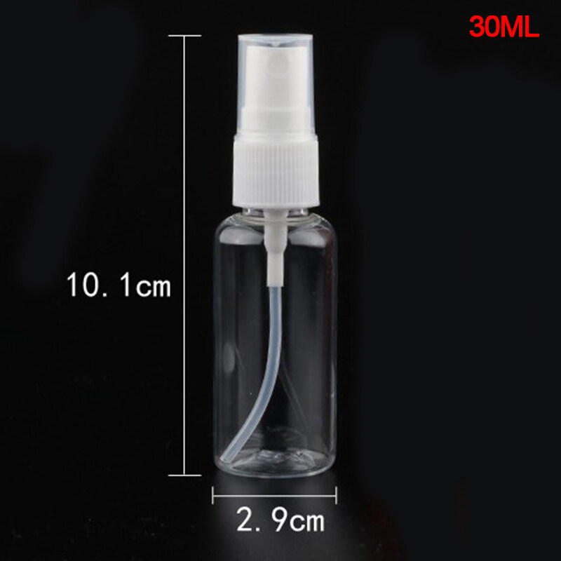 Portable Transparent Plastic Spray Empty Bottle Perfume Liquid Spray Mini
