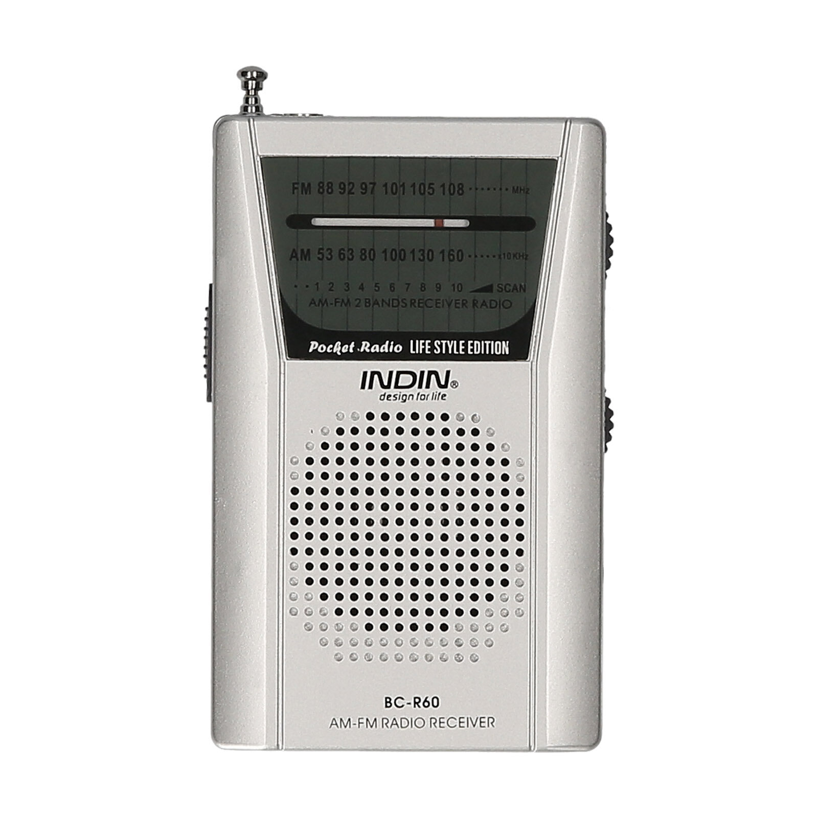 INDIN BC-R60 Radio BỎ Túi AM FM Cầm Tay, Máy Nghe Nhạc Radio Mini Loa Không Dây Cho Nhà & Ngoài Trời