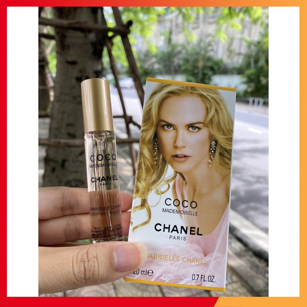Nước hoa nữ mini chiết thơm lâu giá rẻ chai nhỏ 20ml bỏ túi dạng xịt cao cấp Coco