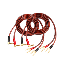 GOLLEY LION 1 Pair Pure Copper Banana Plugs Speaker Cable HIFI Audio Cable
