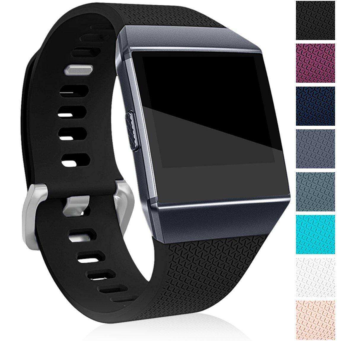 Dây đeo thay thế tương thích với fitbit ionic, phụ kiện thay thế cổ điển cho nam nữ dây đeo cổ tay tương thích với đồng hồ thông minh fitbit ionic, lớn nhỏ