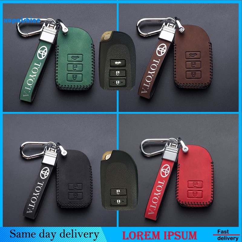 Bao da chìa khóa xe hơi điều khiển từ xa không chìa toyota vios / yaris