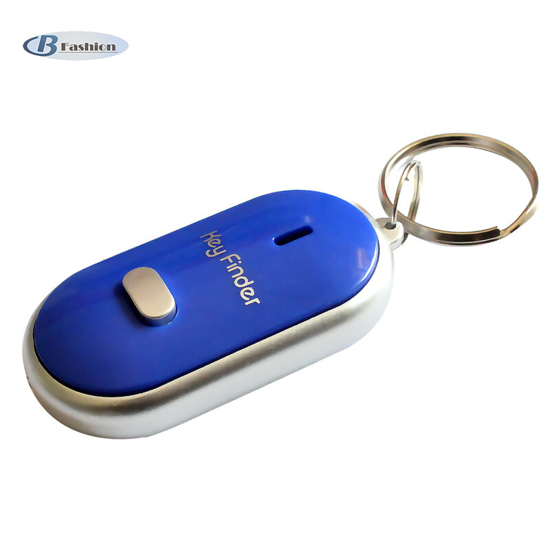 B-F Đèn LED Tìm Chìa Khóa Móc Tìm Chìa Khóa Bị Mất Định Vị Keychain Tiếng Còi Điều Khiển Âm Thanh
