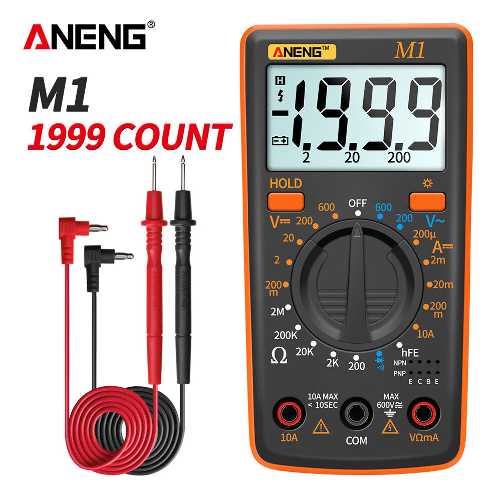 ANENG M1 Đa Năng Kế Kỹ Thuật Số Đồng Hồ Đo Esr Multimetro Tester Rms Thật Đa Năng Kế Kỹ Thuật Số Xét Nghiệm Đa Dụng Kế Richmeters Dmm 400a 10A