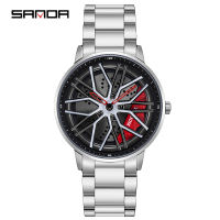 SANDA Đồng Hồ Thạch Anh Thường Ngày Phong Cách Đua Xe Xoay Xu Hướng Sang Trọng Cá Tính Thời Trang Mới P1107