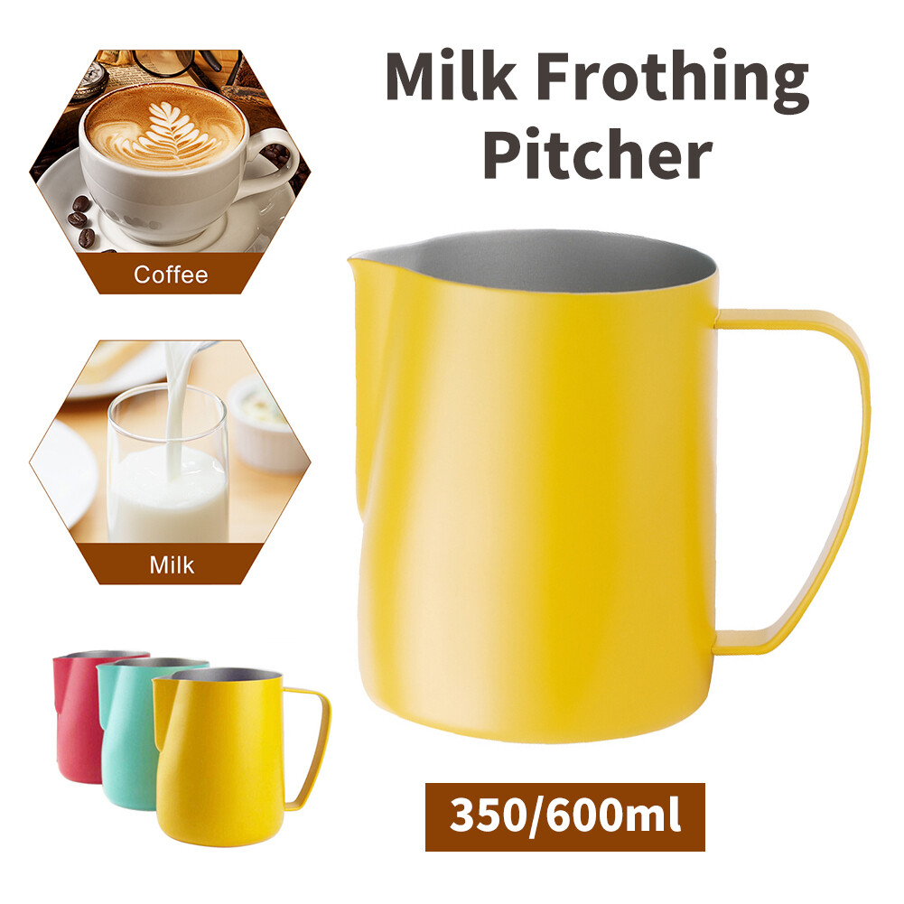 Bình tạo bọt sữa 350/600ml cốc tạo bọt sữa bằng thép không gỉ bình pha cà phê espresso pha chế cà phê latte cappuccino sữa