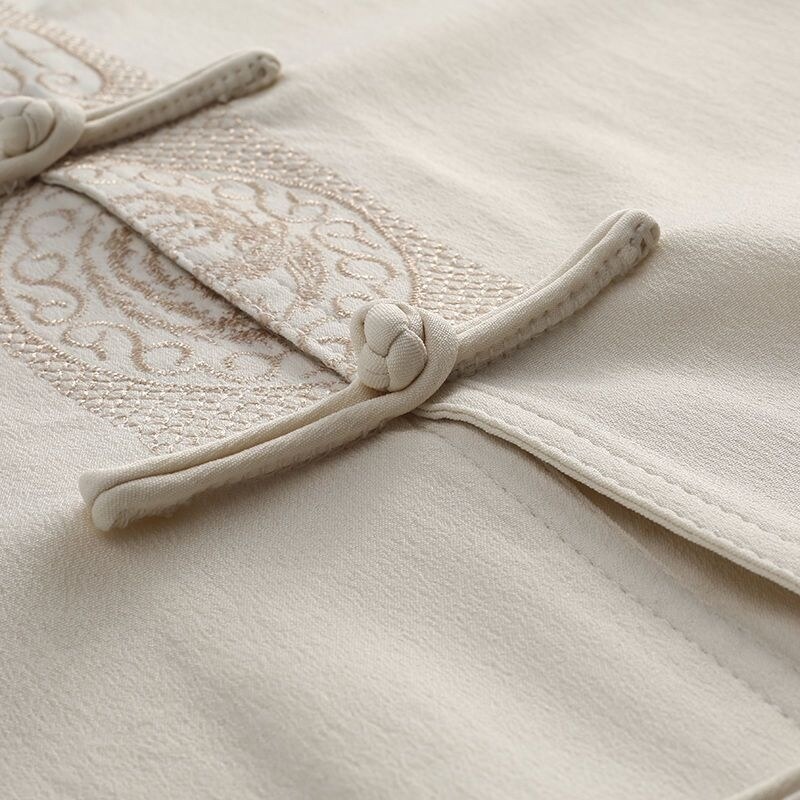 Woodpecker tang suit men's long sleeve Chinese men's Chinese wind embroidery dish suits the old grandpa sleeve clothes