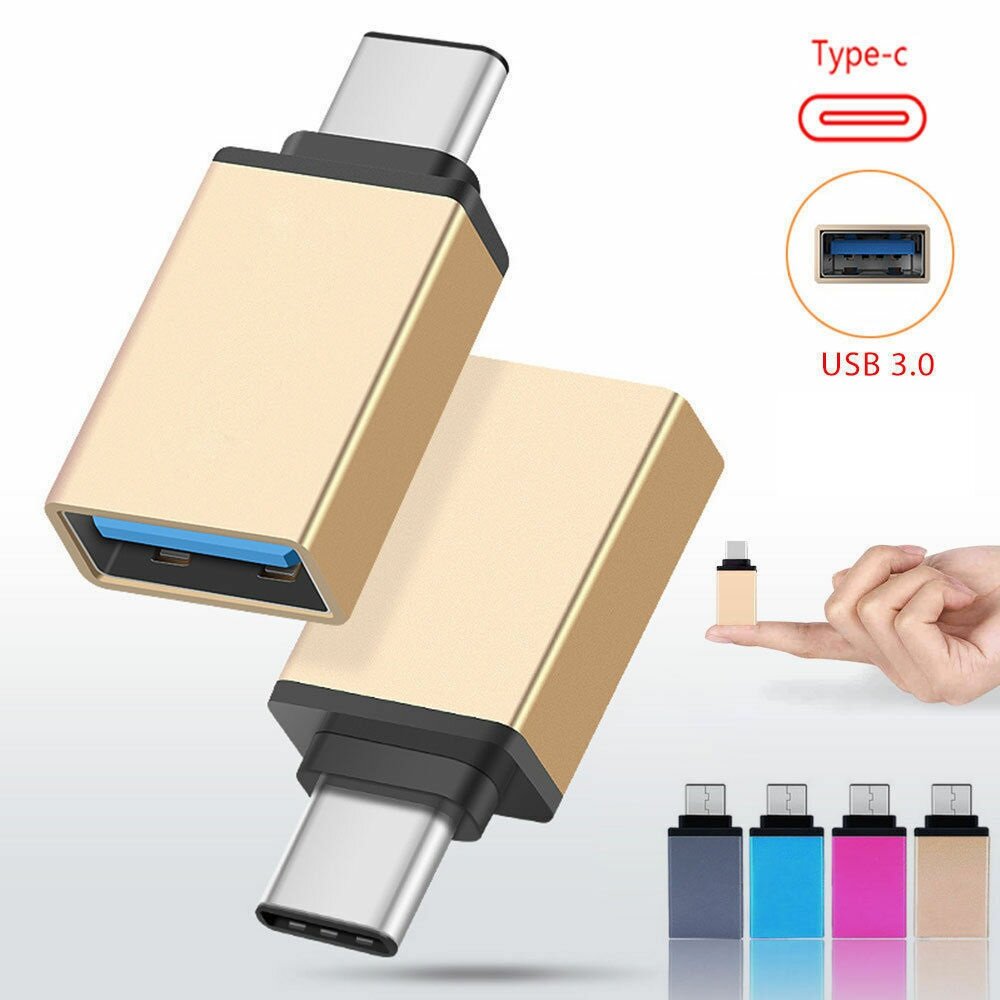 [Songful] USB 3.0 nữ để USB 3.1 Loại C nam đầy màu sắc hợp kim nhôm chuyển đổi USB-C Bộ chuyển đổi OTG