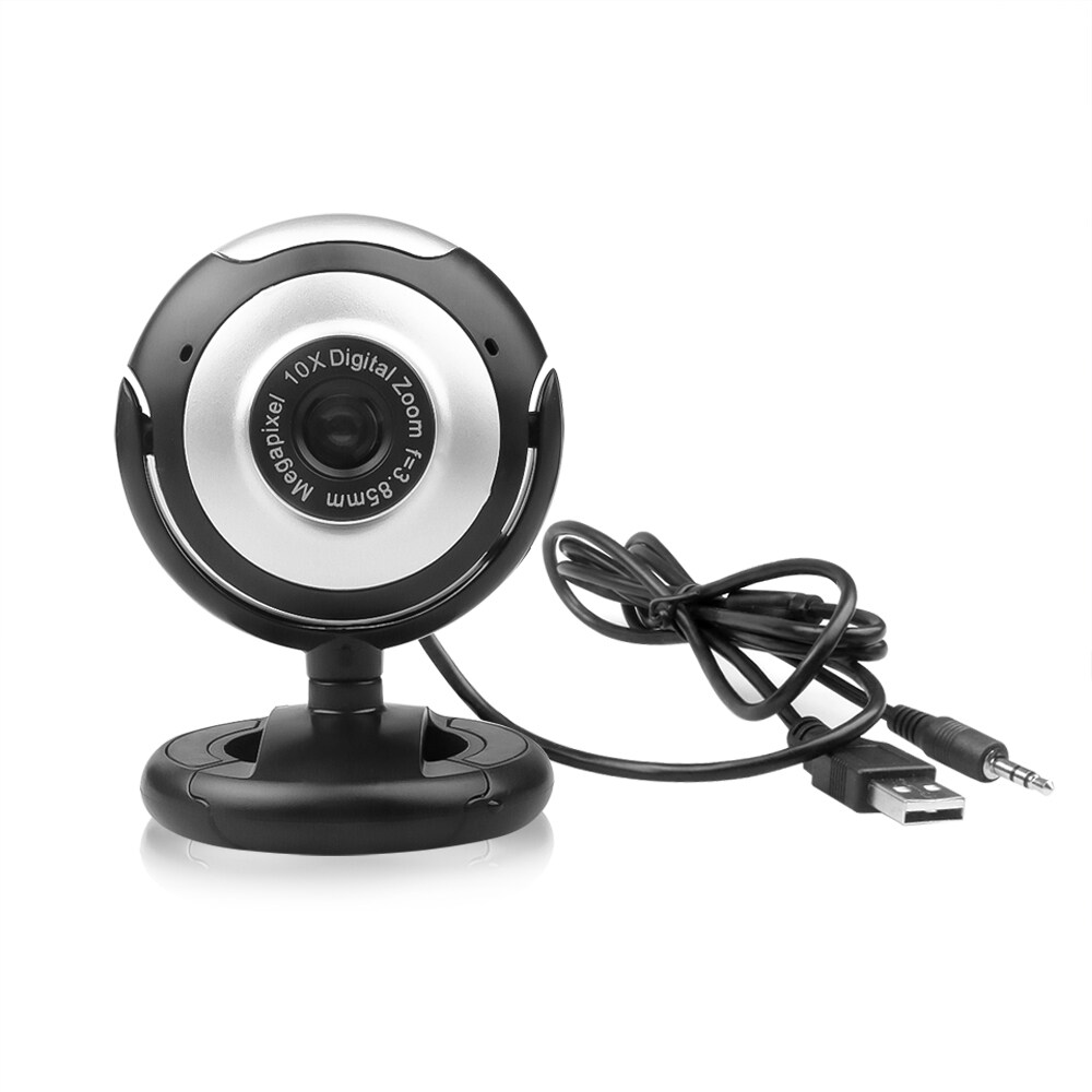 USB 30M HD Camera with Microphone 30 Mega Pixel Web Cam 6 LED HD Webcam