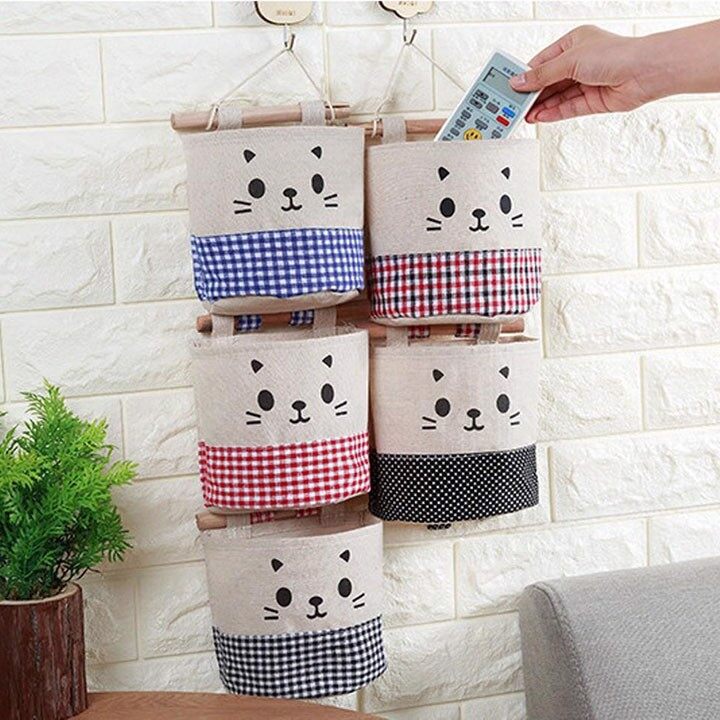 Túi treo tường hình mèo dễ thương