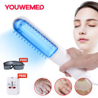 YOUWEMED Household Handheld 311nm UVB Phototherapy Instrument UV light for Vitiligo Psoriasis Treatment Ultraviolet Lamp Treatment Phototherapy White Spot Skin Disease