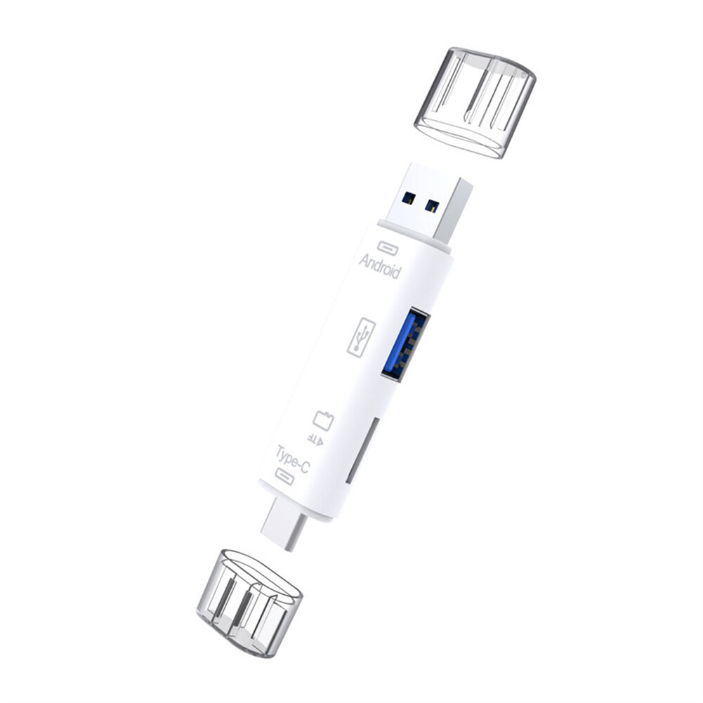 Đầu Đọc Thẻ Usb Giao Diện 3 Trong 1 Đầu Đọc Thẻ Micro Usb Type-C Tf Micro-SD Tốc Độ Cao Công Cụ Chuyển Đổi Truyền Dữ Liệu Di Động