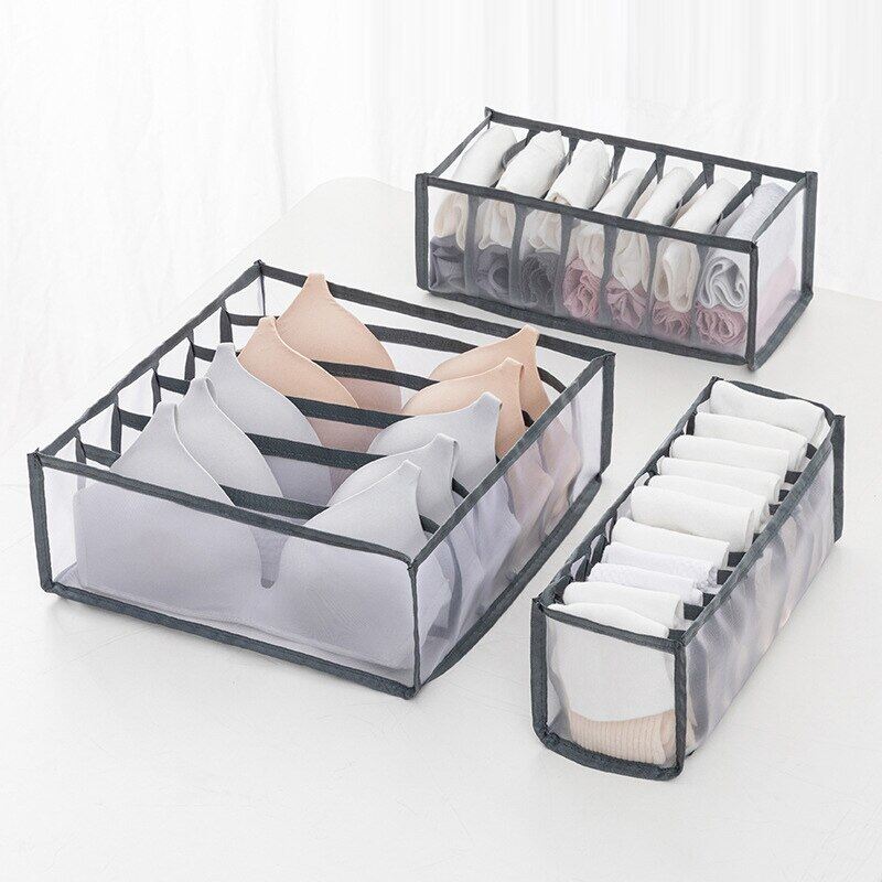 Underwear Bra Socks Storage Box Organizer Wardrobe Closet Bra Storage Home Organization Drawer Divider Save Space