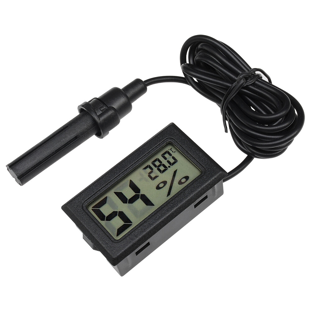 Istars mini thuận tiện kỹ thuật số lcd cảm biến nhiệt kế đo độ ẩm hiển thị tủ lạnh aquarium giám sát máy đo độ ẩm kỹ thuật số lcd nhiệt kế đo độ ẩm