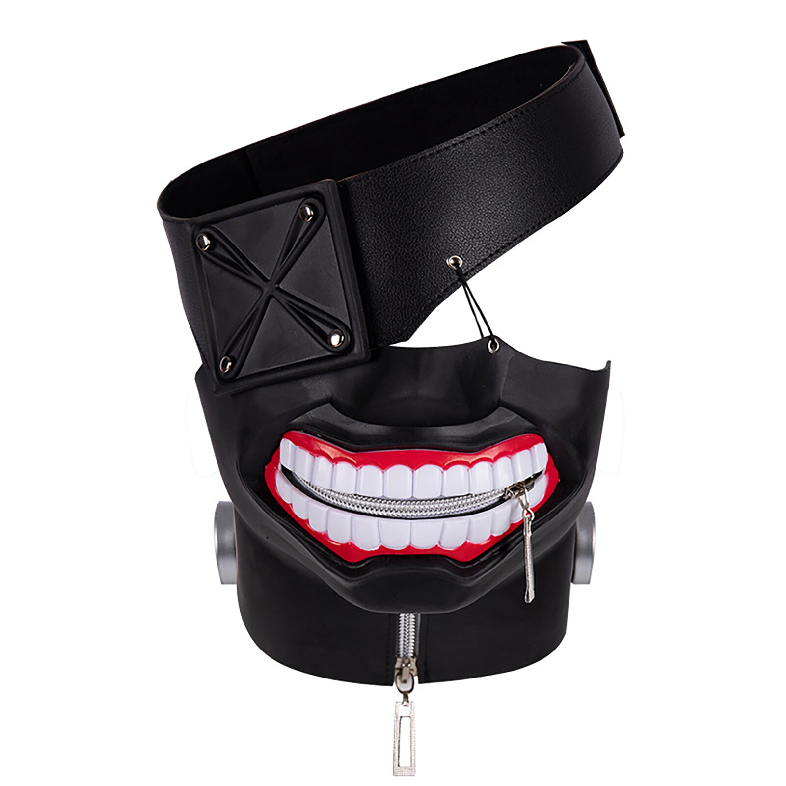 Sanwood®Che Mặt Có Khóa Kéo Phim Hoạt Hình Thiết Kế Ốp Mặt Tokyo Ghoul Bằng Cao Su Đối Với Cosplay