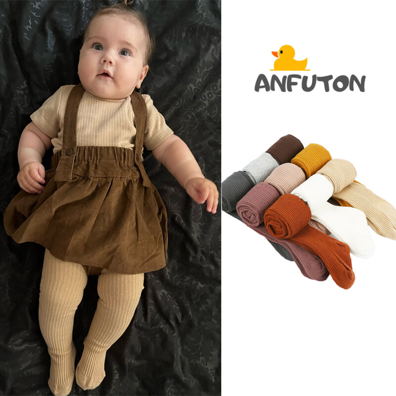 ANFUTON Baby Autumn Winter Tights Hot Baby Toddler Kid Girl Ribbed